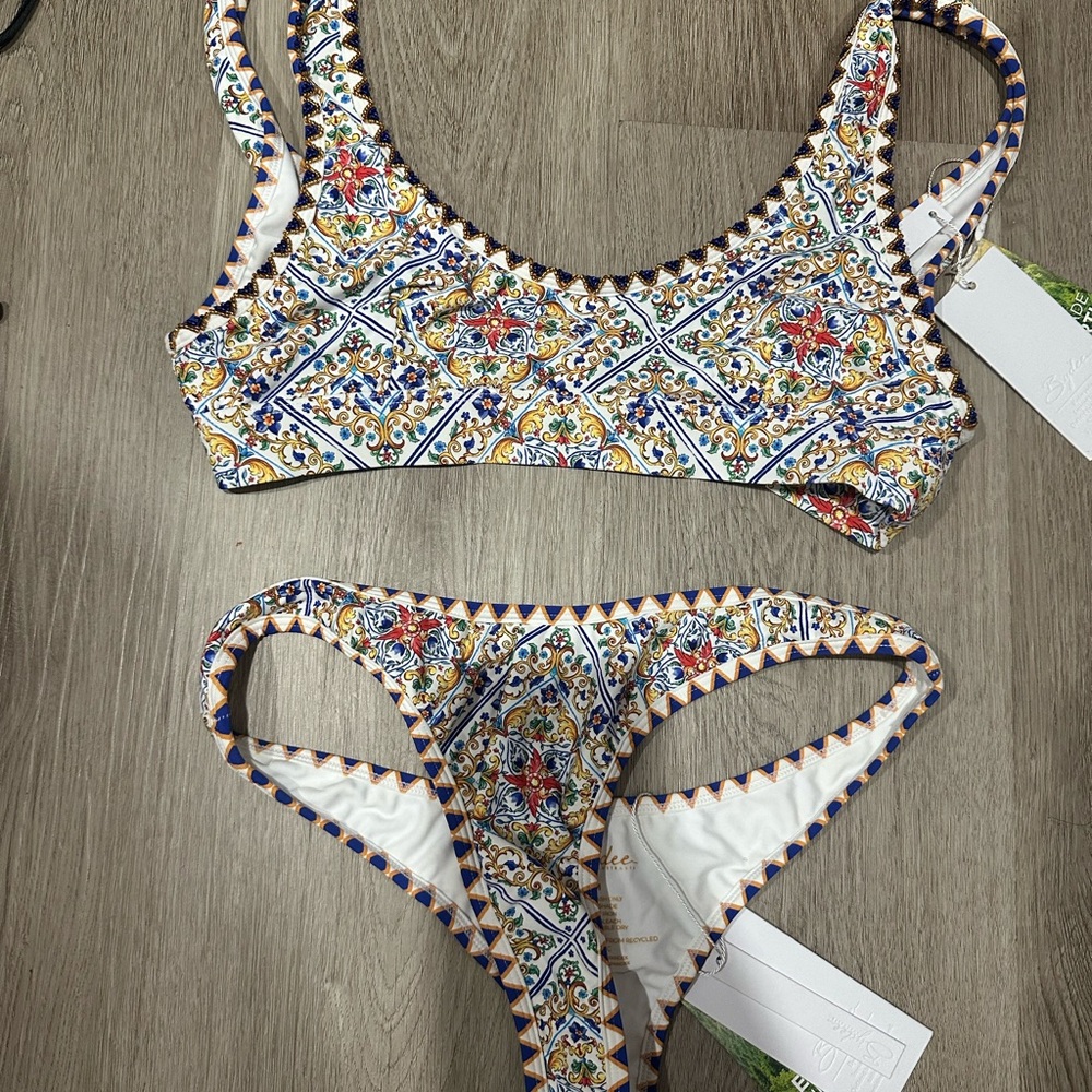 Bydee Zia Sicilian Patterned Bikini Set